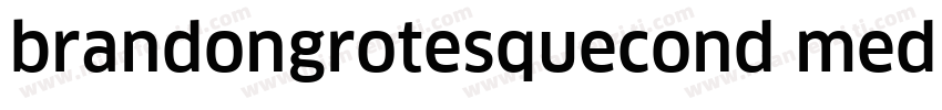 brandongrotesquecond medium字体转换